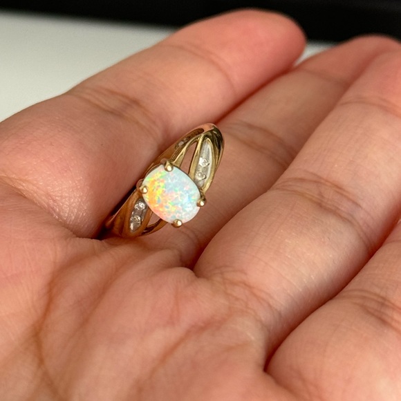 10k gold opal ring - Picture 6 of 6